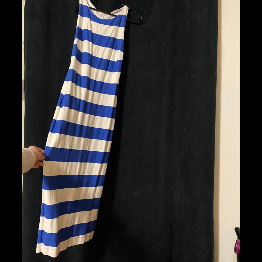 Long striped dress